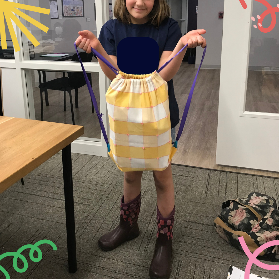 Kids Club! - Drawstring Backpack